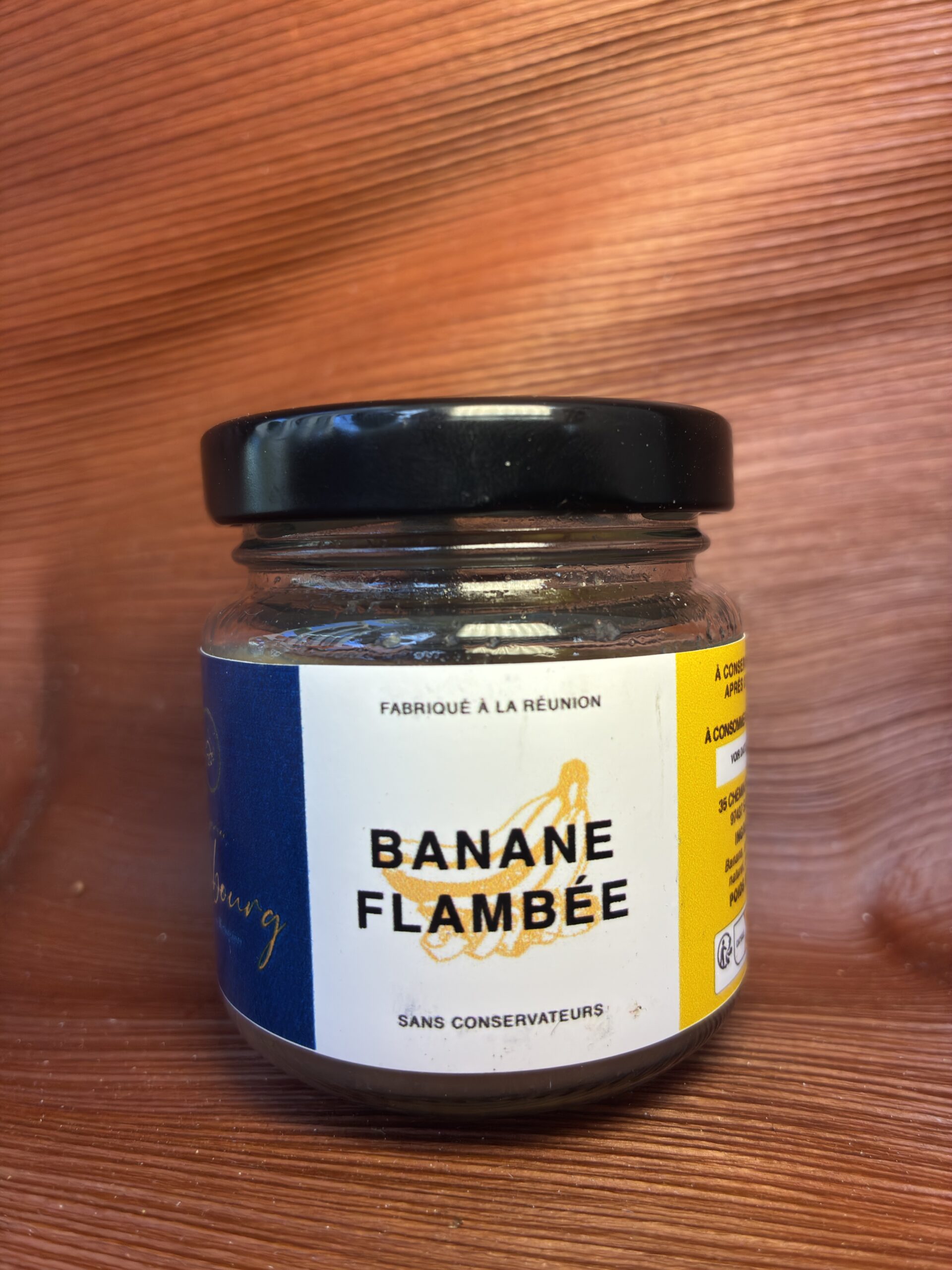 Confiture de banane flambée 100gr