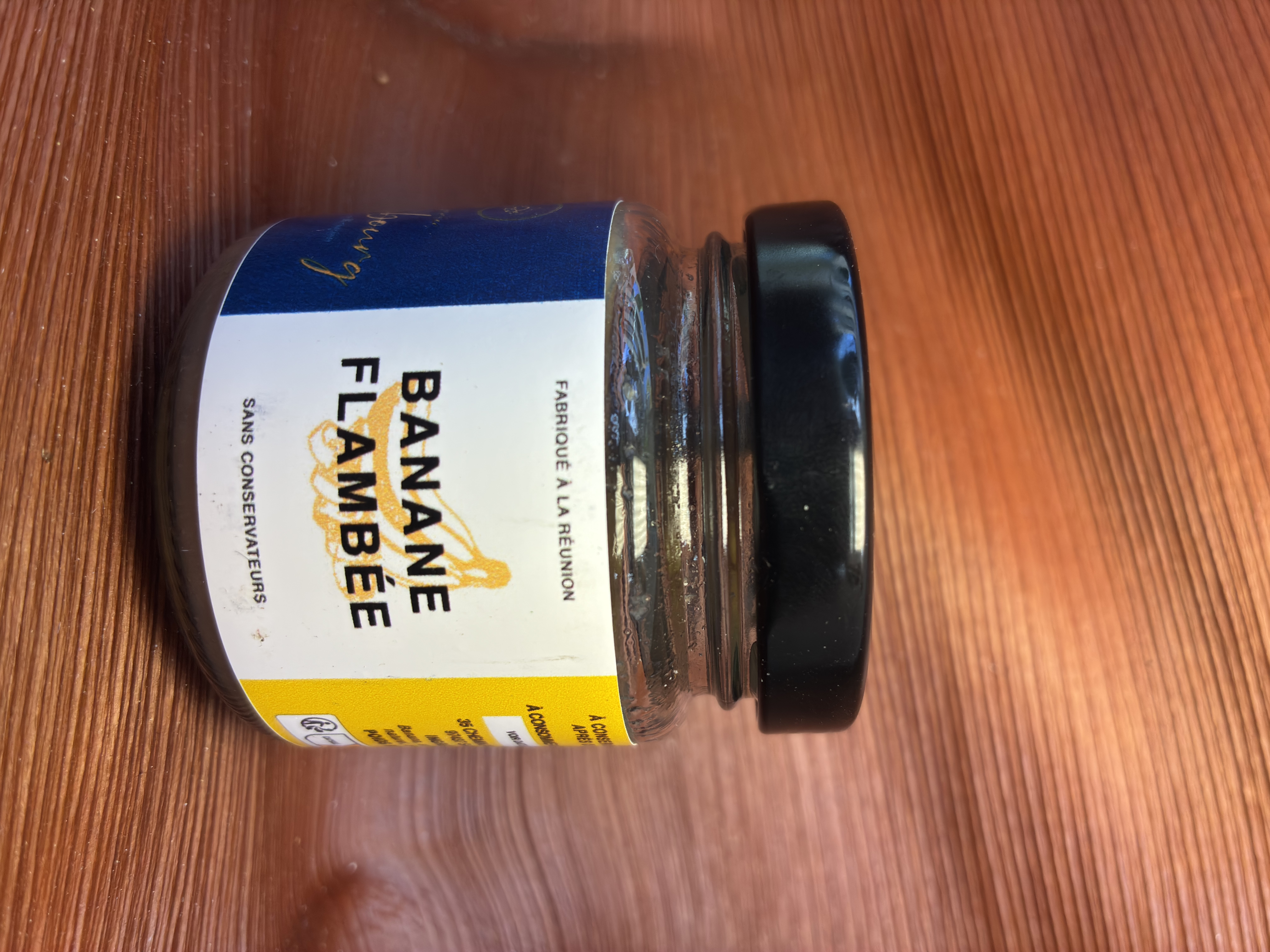 Confiture de banane flambée 100gr